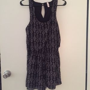 Black and White Romper